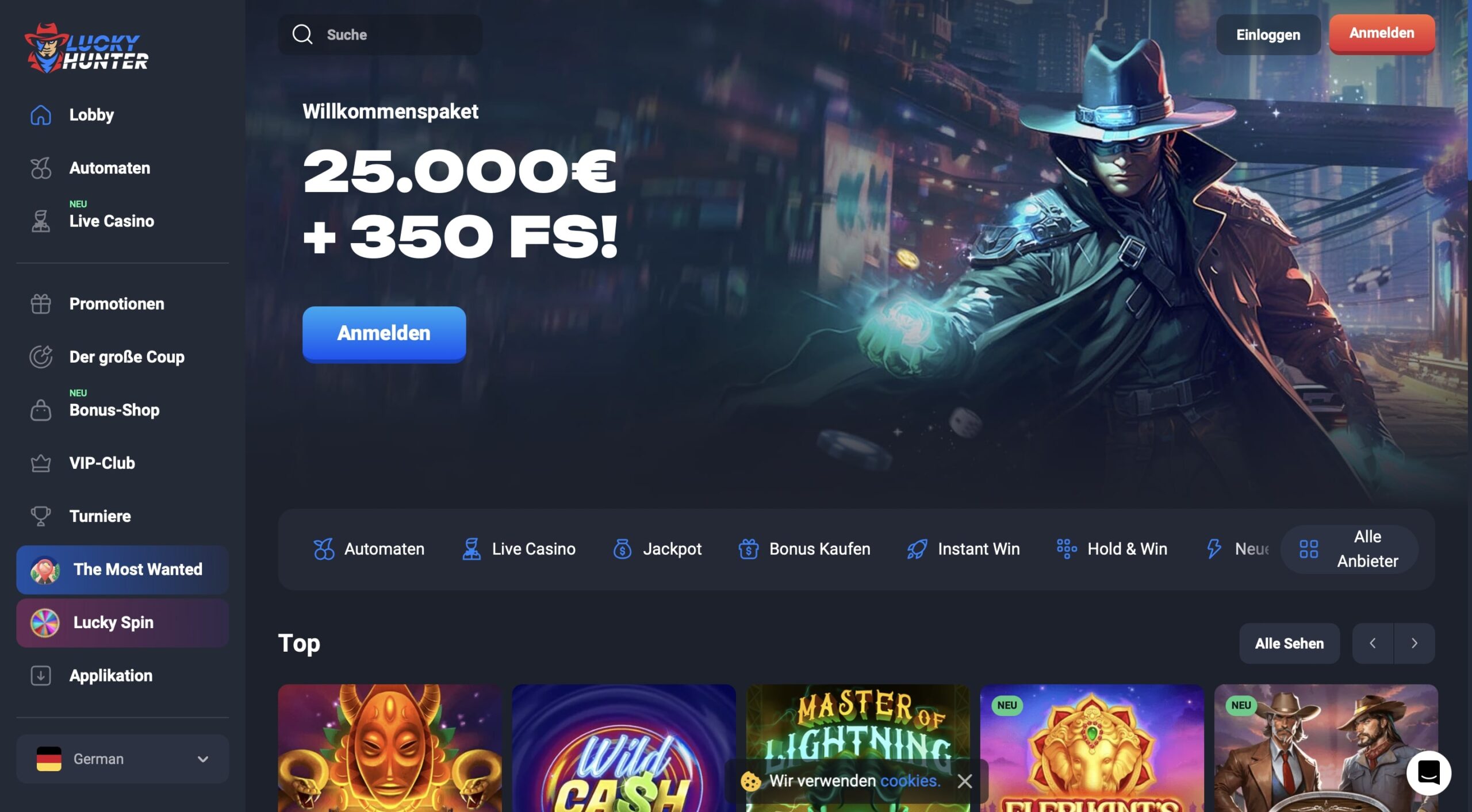Lucky Hunter Casino