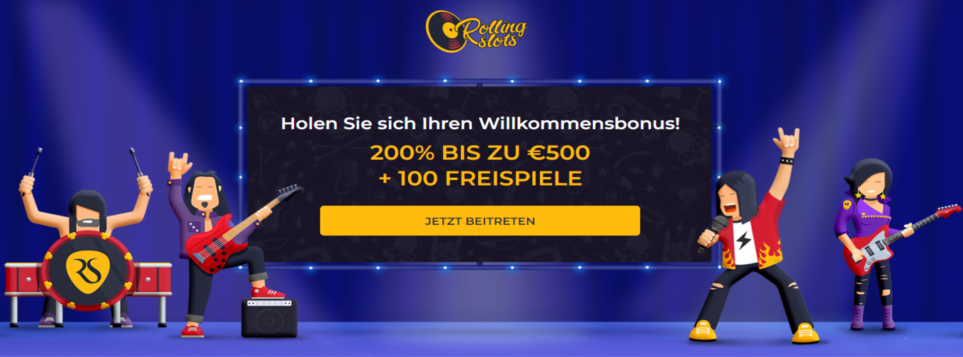 Rolling Slots Willkommensbonus