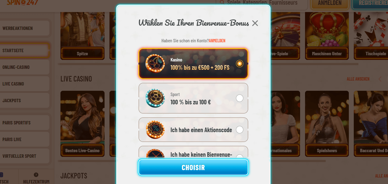 Spin247 Casino