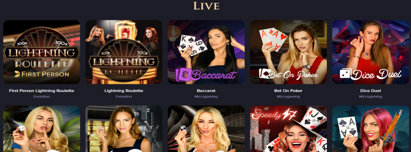 CasinoREX Live Spiele
