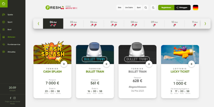 Fresh Casino Bonus