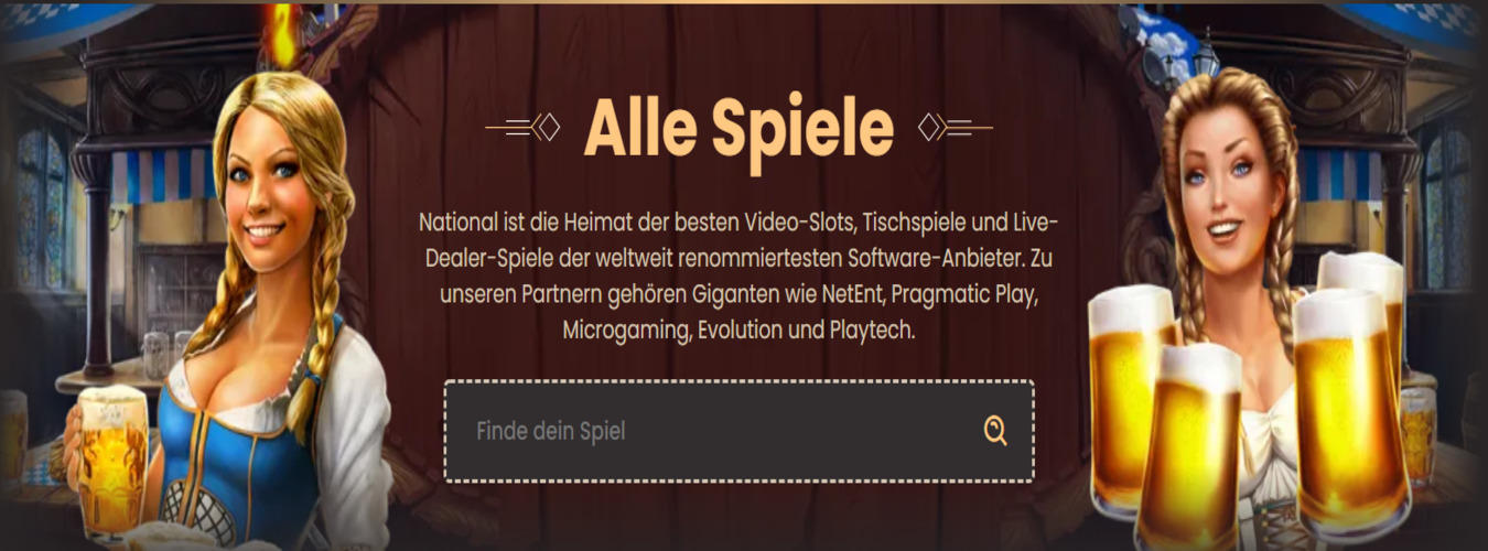 National Casino Spiele