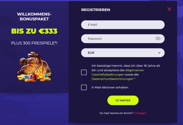 NightRush Casino Login