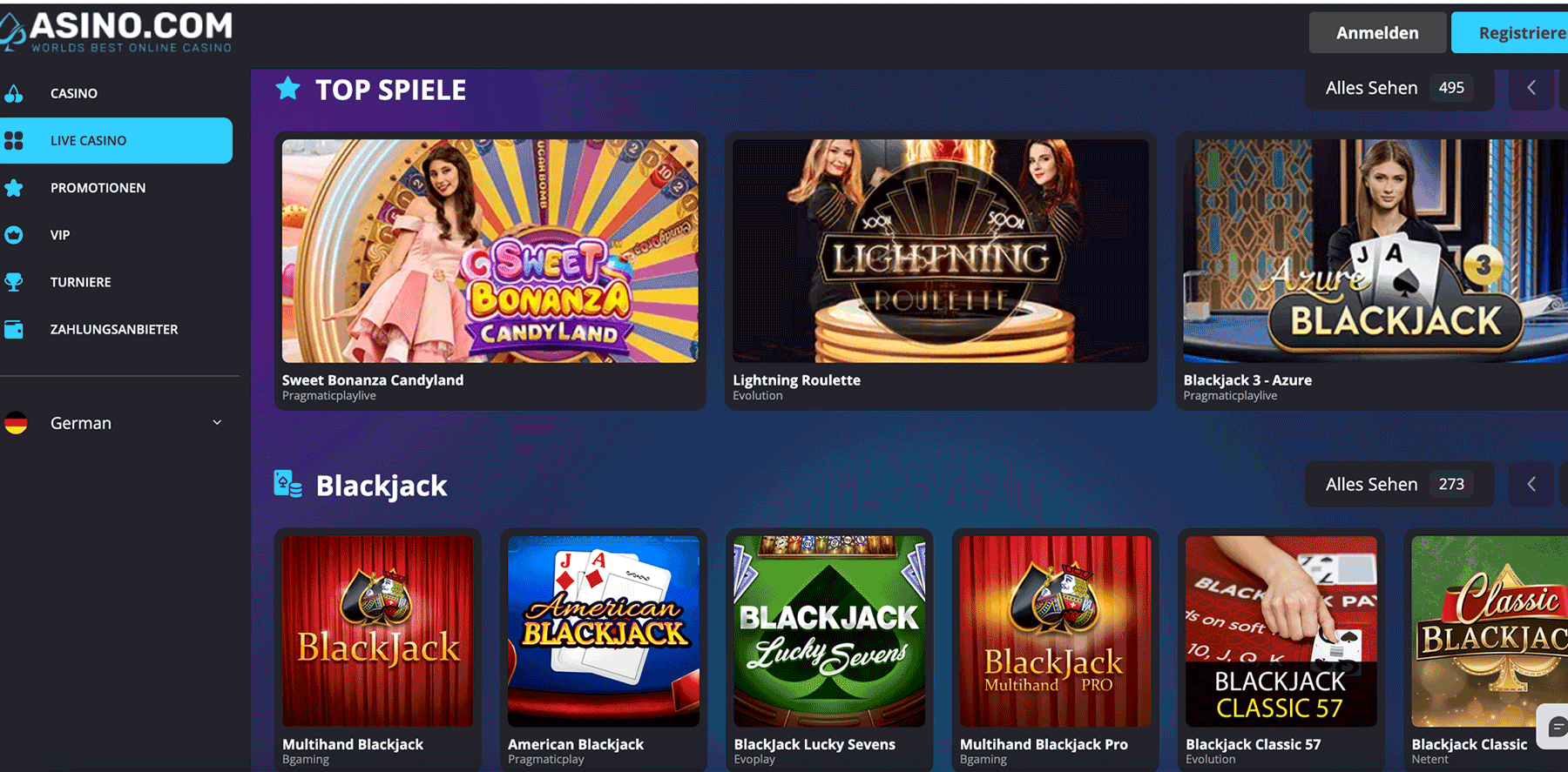 asino casino live