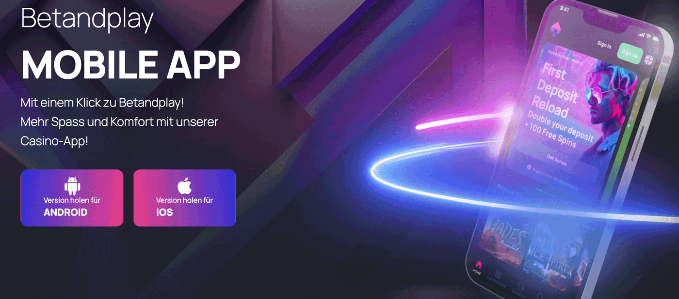 Betandplay Casino App