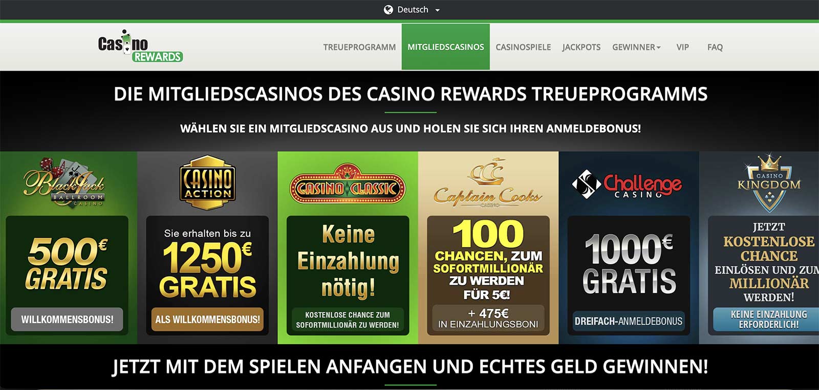 casino rewards portfolio