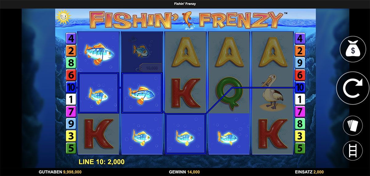 fishin frenzy demo
