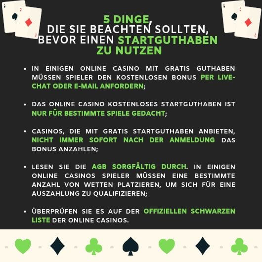 startguthaben bonus