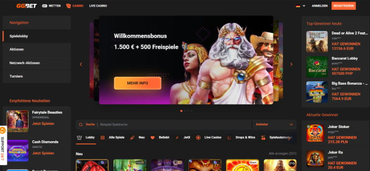 ggbet casino willkommensbonus