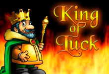 logo alles spitze king of luck merkur