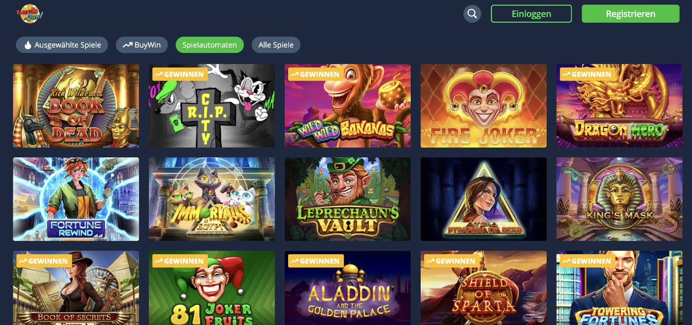 luckland spiele