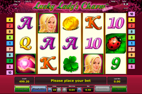 lucky ladys charm deluxe novomatic spielautomaten 