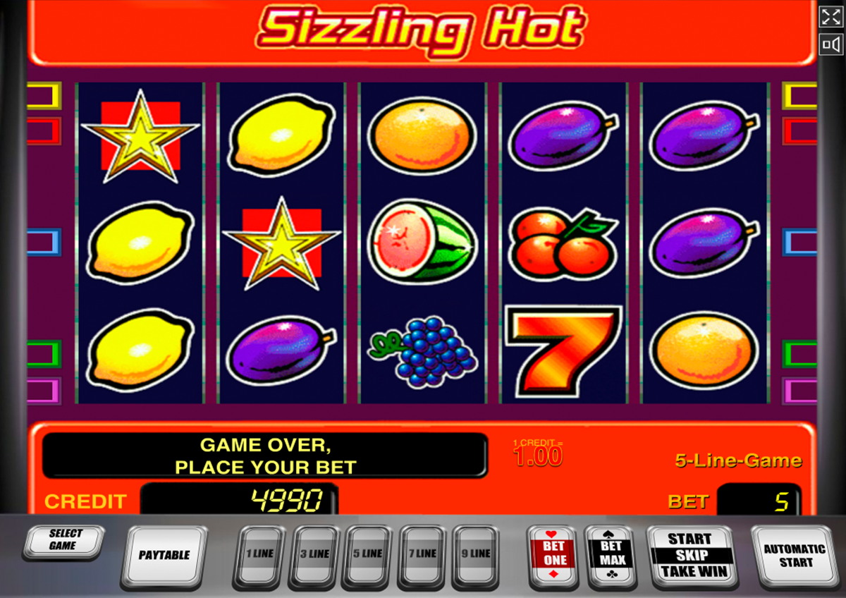 Sizzling Hot: Überblick über die besonderen Merkmale in Online Casinos.