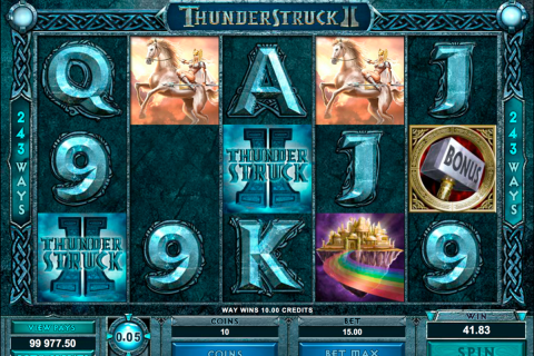 thunderstruck ii microgaming spielautomaten 