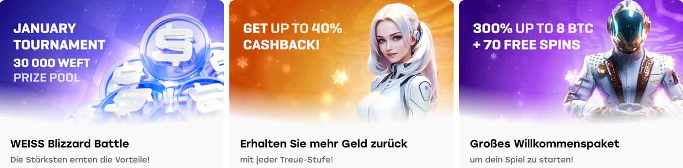Weiss Casino Bonus